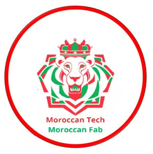 moroccan tech rouge rond